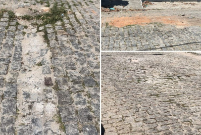 Moradores de Cabo Frio sofrem com rua ‘tomada’ por buracos há mais de 3 anos