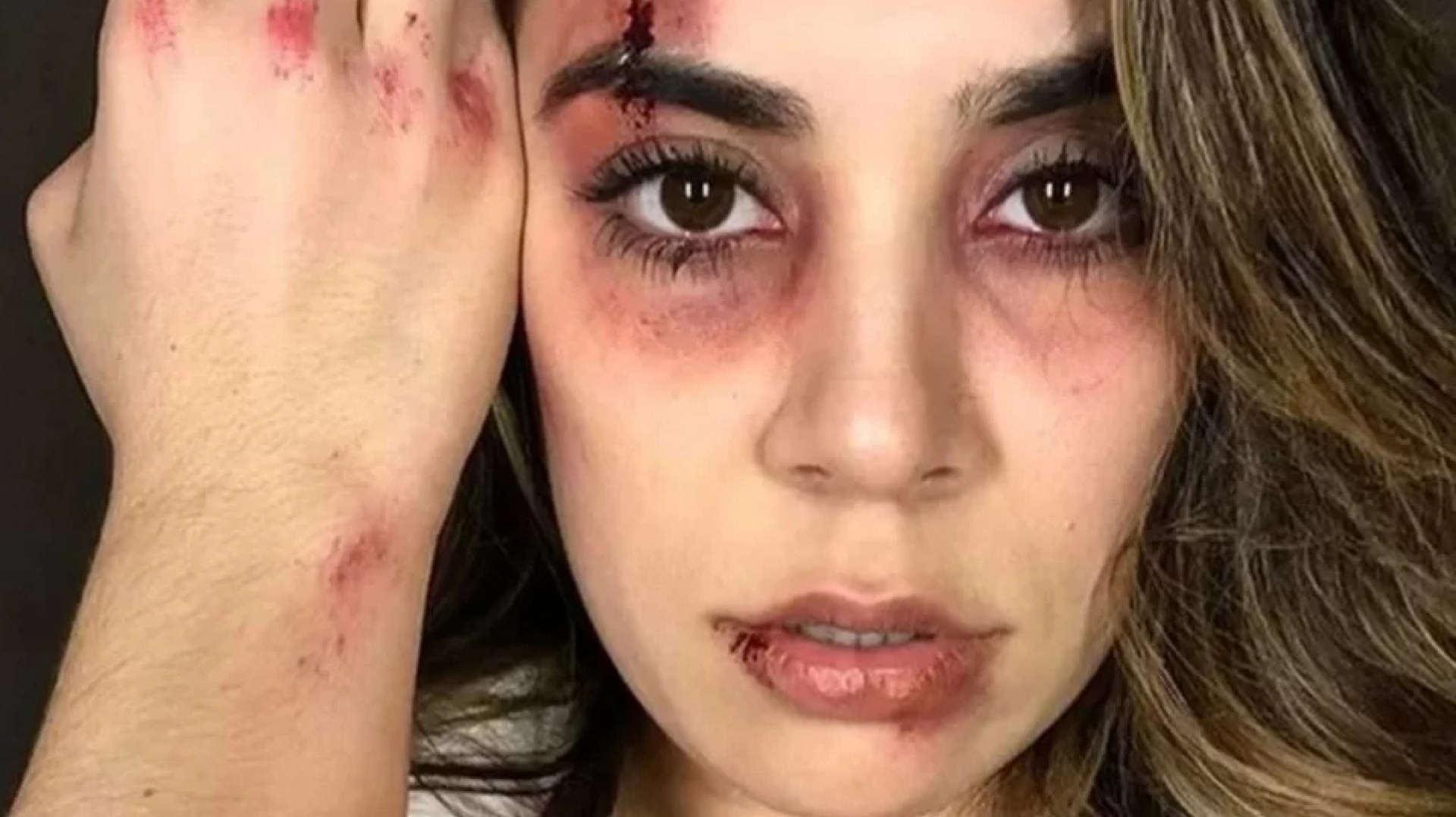 Naiara Azevedo fez campanha contra violência doméstica - Divulgação