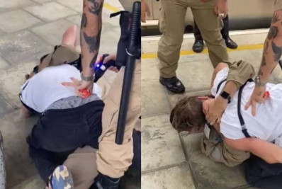 Passageiro é agredido por seguranças de estação de trem em SP após pular catraca