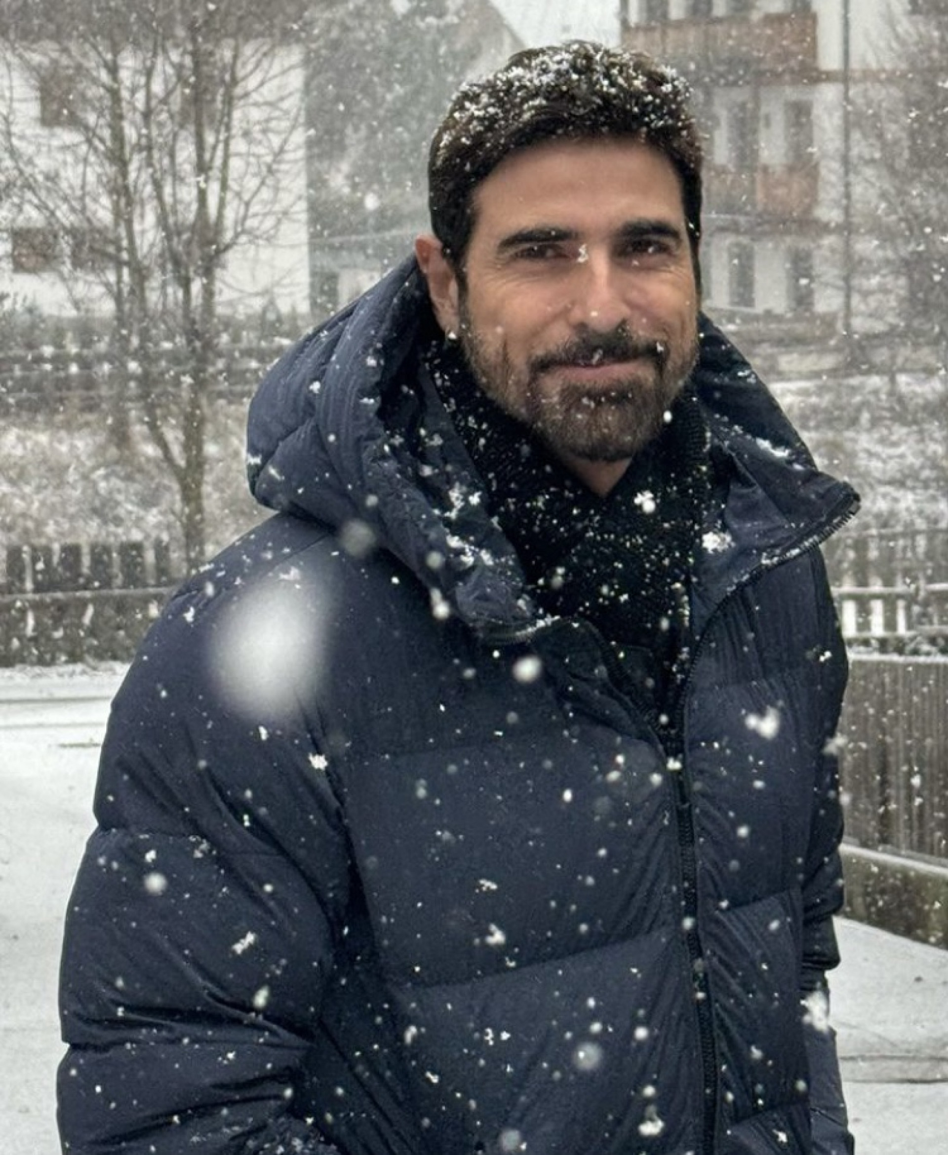 Reynaldo Gianecchini aproveita dia de neve - Reprodução / Instagram