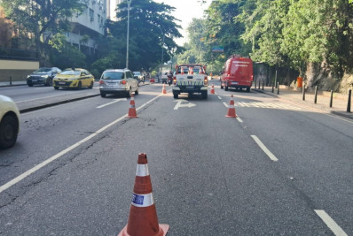 Ciclista é atropelado por taxista em Laranjeiras
