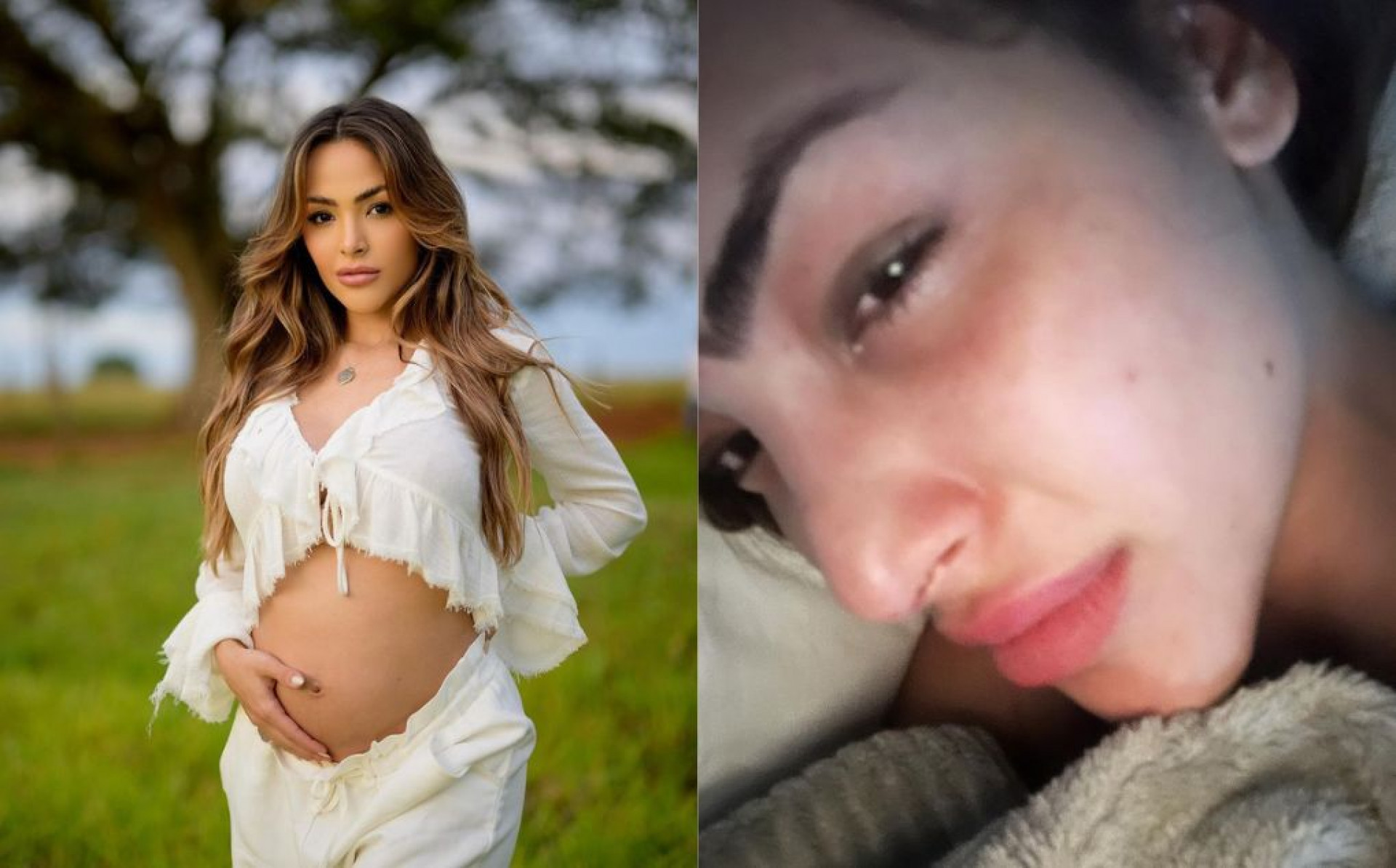 Gabi Luthai estava grávida de gêmeos, mas perdeu um bebê - Reprodução / Instagram