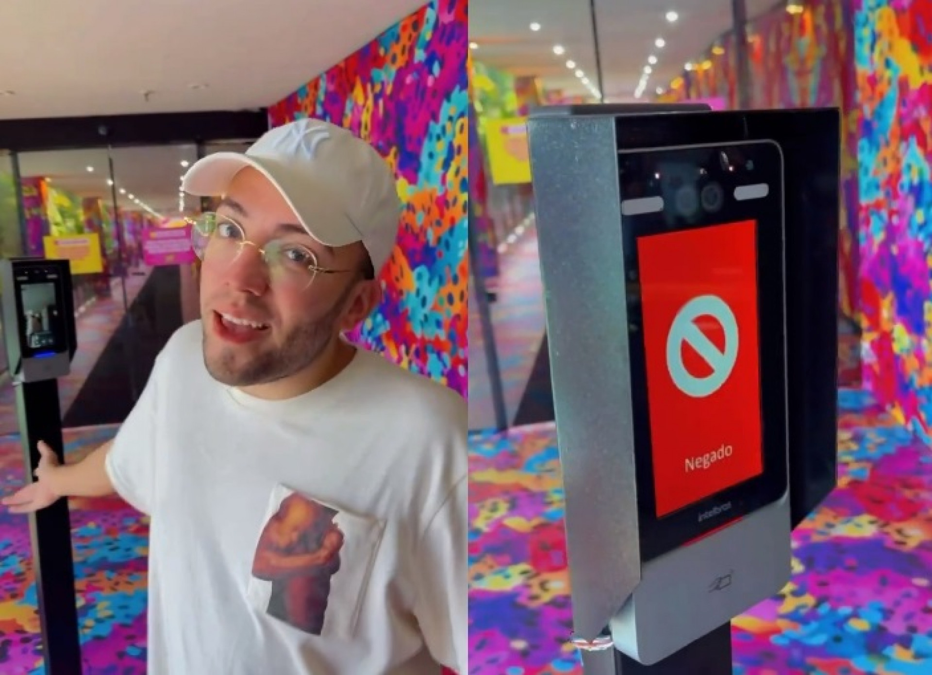 Lucas Rangel tem acesso negado à Farofa da Gkay - Reprodução do Instagram