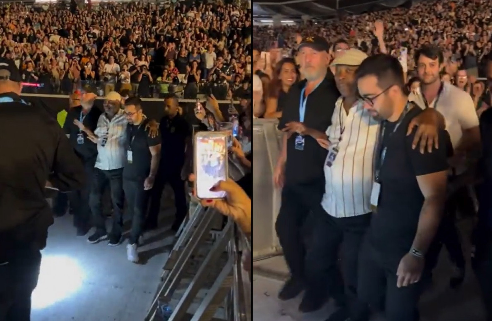 Milton Nascimento vai show de Paul McCartney - Reprodução de vídeo