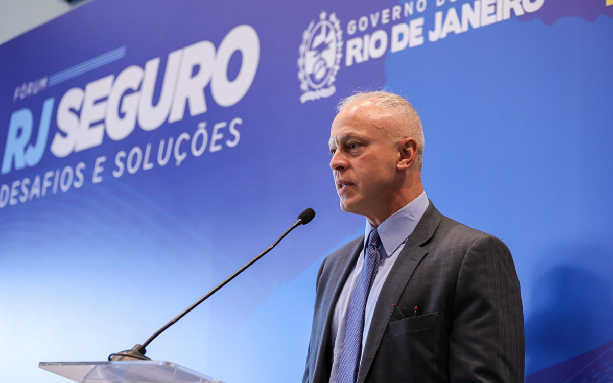 Victor dos Santos, novo secretário de Segurança Pública do Estado do Rio de Janeiro, abriu o evento