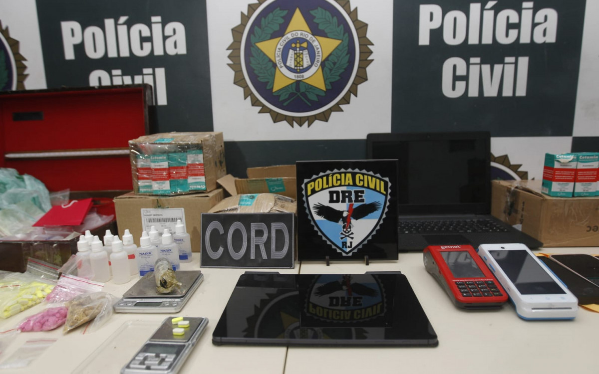 Apreensões realizadas pelos policias do RJ e DF