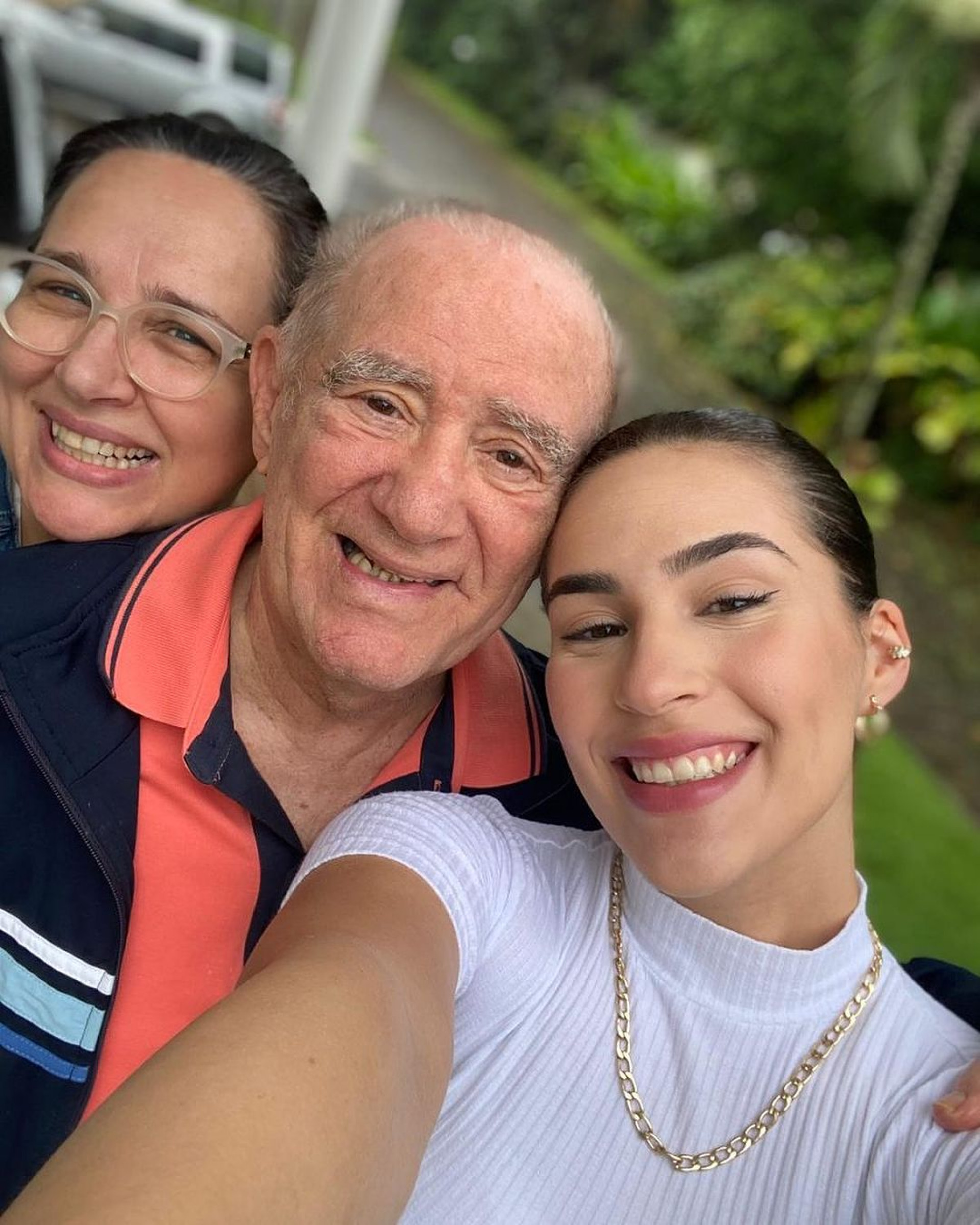 Lilian Aragão, Renato Aragão e Livian Aragão - Reprodução / Instagram