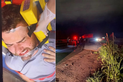 Fotos: Veja estado do carro de Zé Neto após acidente 