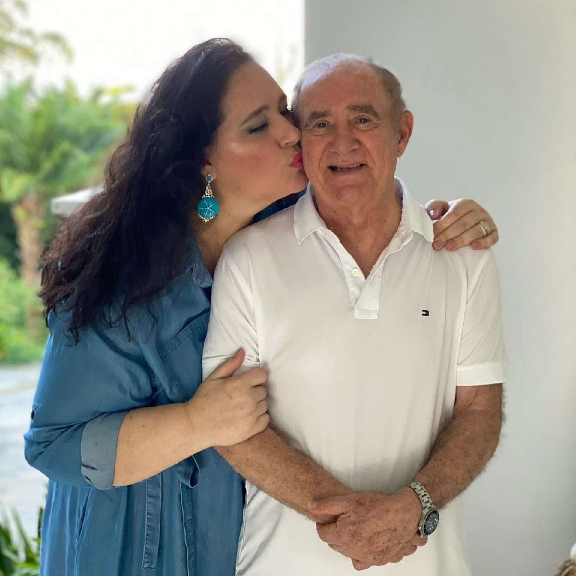 Lilian Aragão e Renato Aragão  - Reprodução / Instagram 