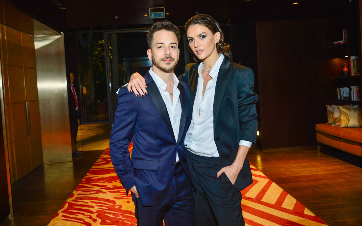 Junior Lima e Monica Benini