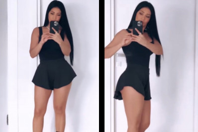 Simaria compartilha vídeo usando vestido preto curtinho: 'Bem menininha'