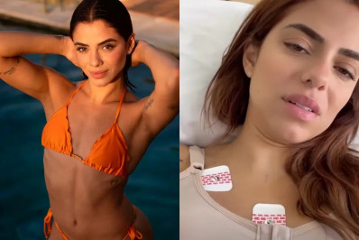 Key Alves realiza cirurgia de implante de silicone e relata dores