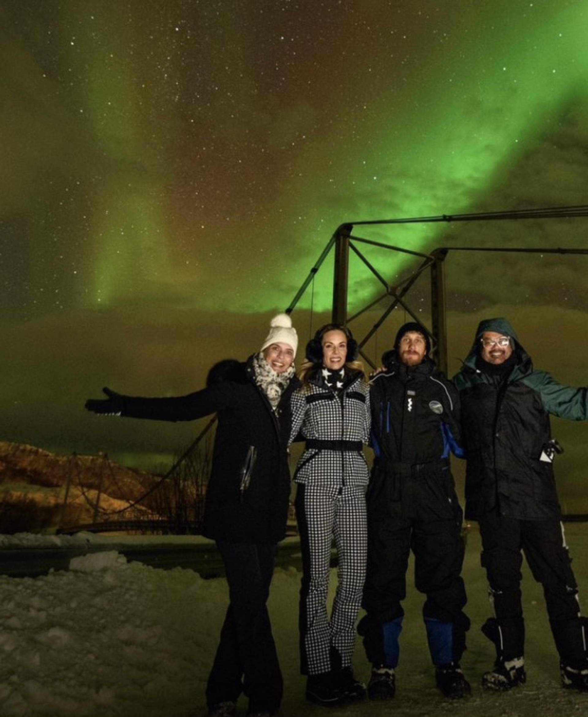 Ana Furtado realiza sonho de ver aurora boreal pessoalmente, na Noruega - Reprodução / Instagram