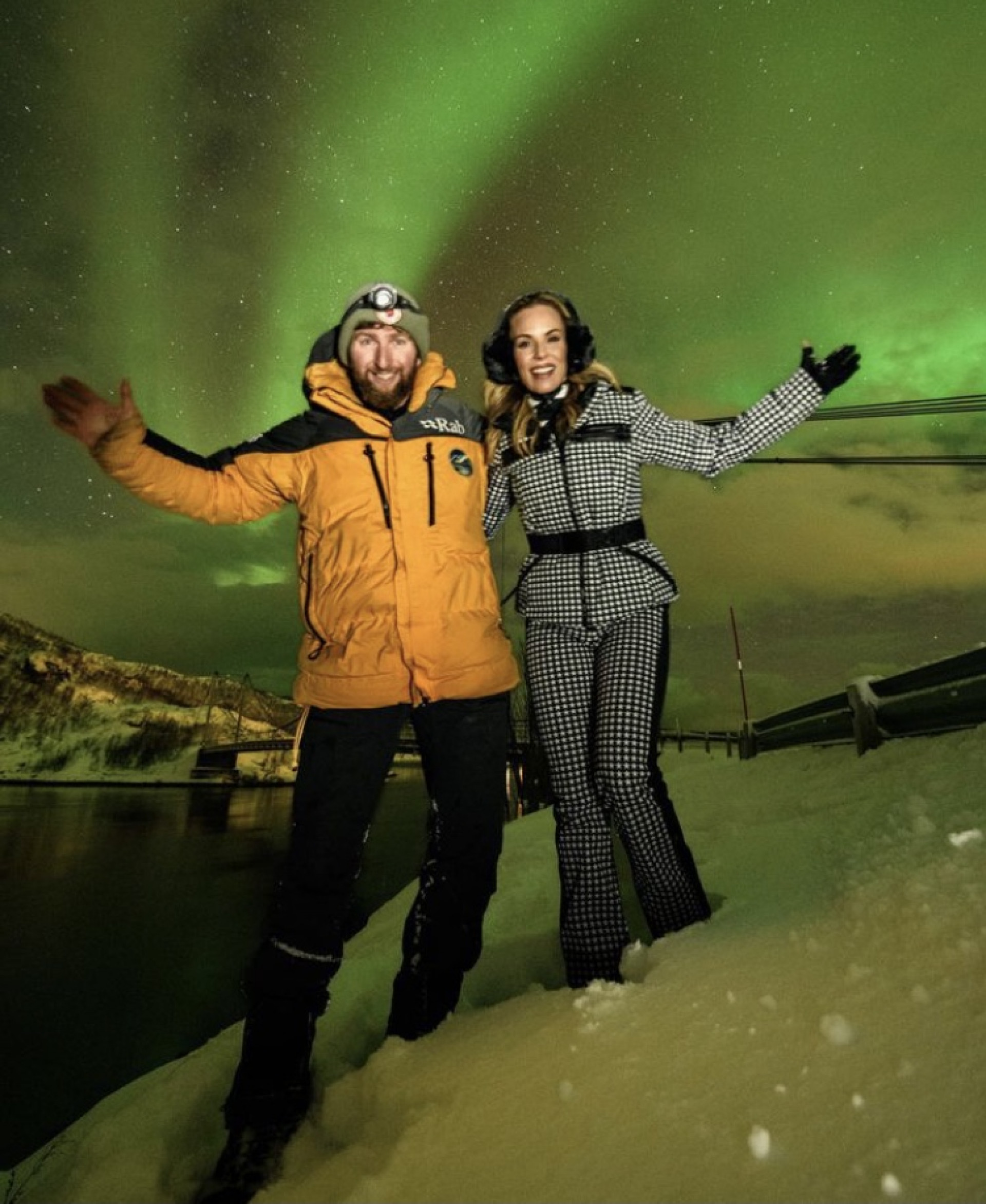 Ana Furtado realiza sonho de ver aurora boreal pessoalmente, na Noruega - Reprodução / Instagram