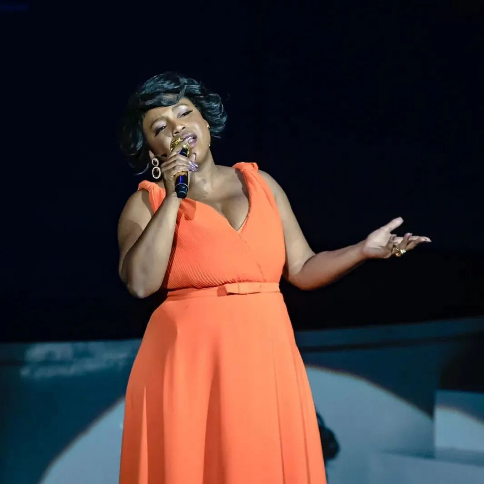 Letícia Soares foi uma das intérpretes de Alcione no espetáculo 'Marrom, O Musical' - Reprodução/Instagram/Caio Gallucci