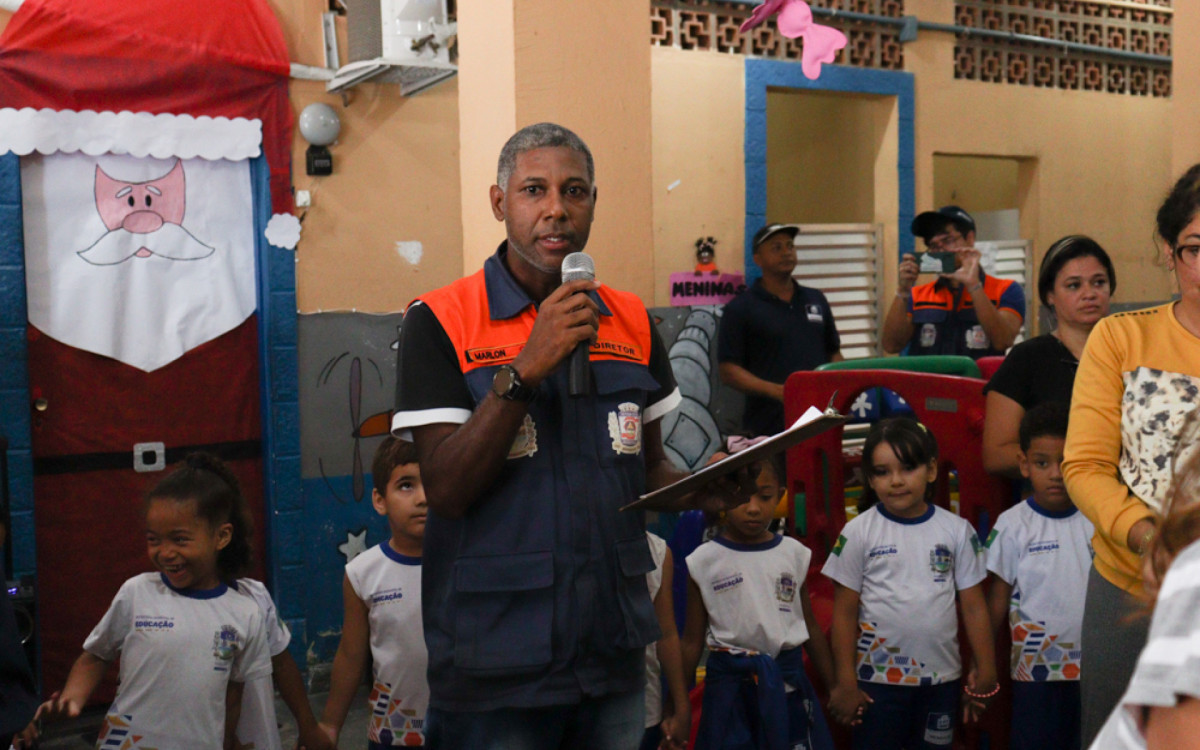 Atividade aconteceu na Escola Municipal de Educação Infantil Professora Cassia Valeria Marques Furtado, em Mesquita