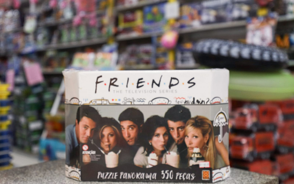 Quebra-cabeça da série norte-americana Friends, por R$69,99, no Armarinho Santex - Renan Areias / Agência O Dia