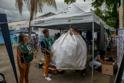 Toneladas de recicláveis são recolhidas com coleta solidária em Caxias