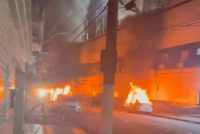 Torcedores do Santos queimaram carros de jogador e de delegado da partida