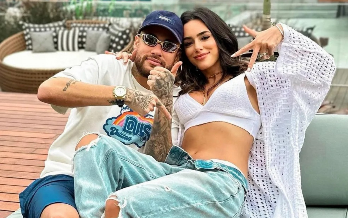 Pais de Mavie, Neymar e Bruna Biancardi anunciaram gravidez do casal em abril deste ano - Reprodução / Instagram