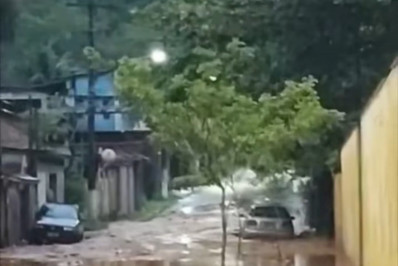 Deslizamento de terra e alagamentos registrados pela Defesa Civil de Angra