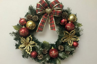 Faça você mesmo uma guirlanda de natal linda 