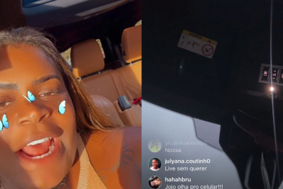 Jojo Todynho se irrita no trânsito durante live e diverte fãs: 'E o louvor no meio'
