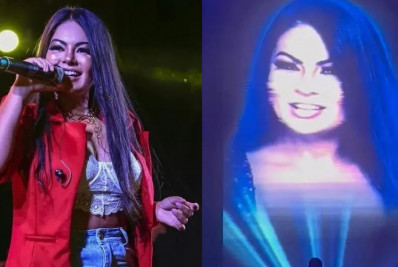 IA traz Paulinha Abelha em gravação de DVD do Calcinha Preta e emociona público