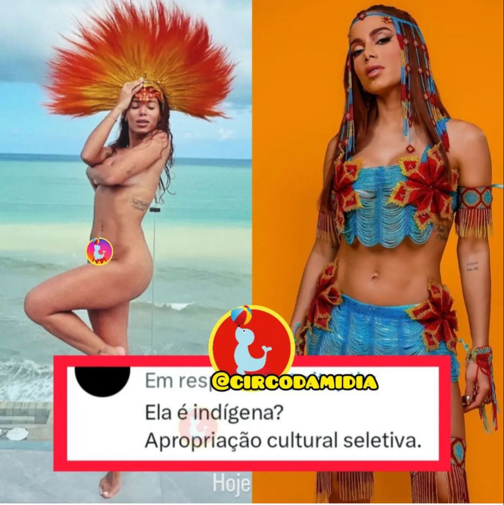 Fantasia de Anitta gera polêmica
