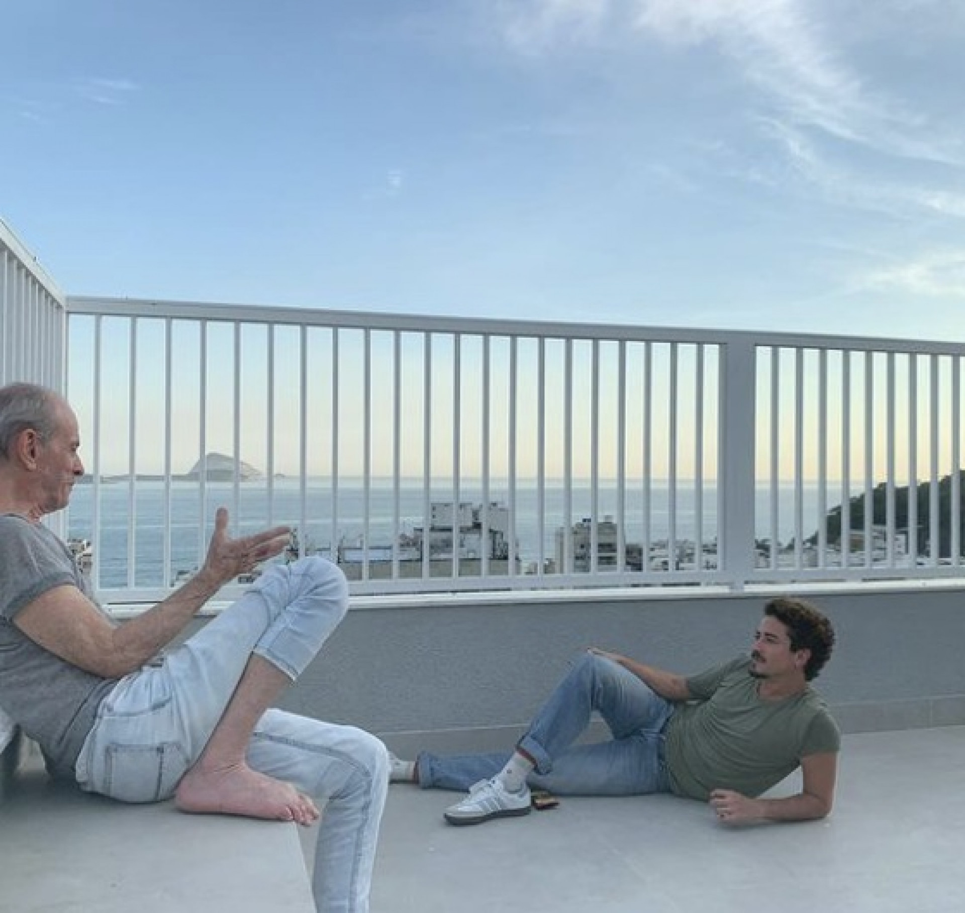 Ney Matogrosso e Jesuíta Barbosa - Reprodução / Instagram