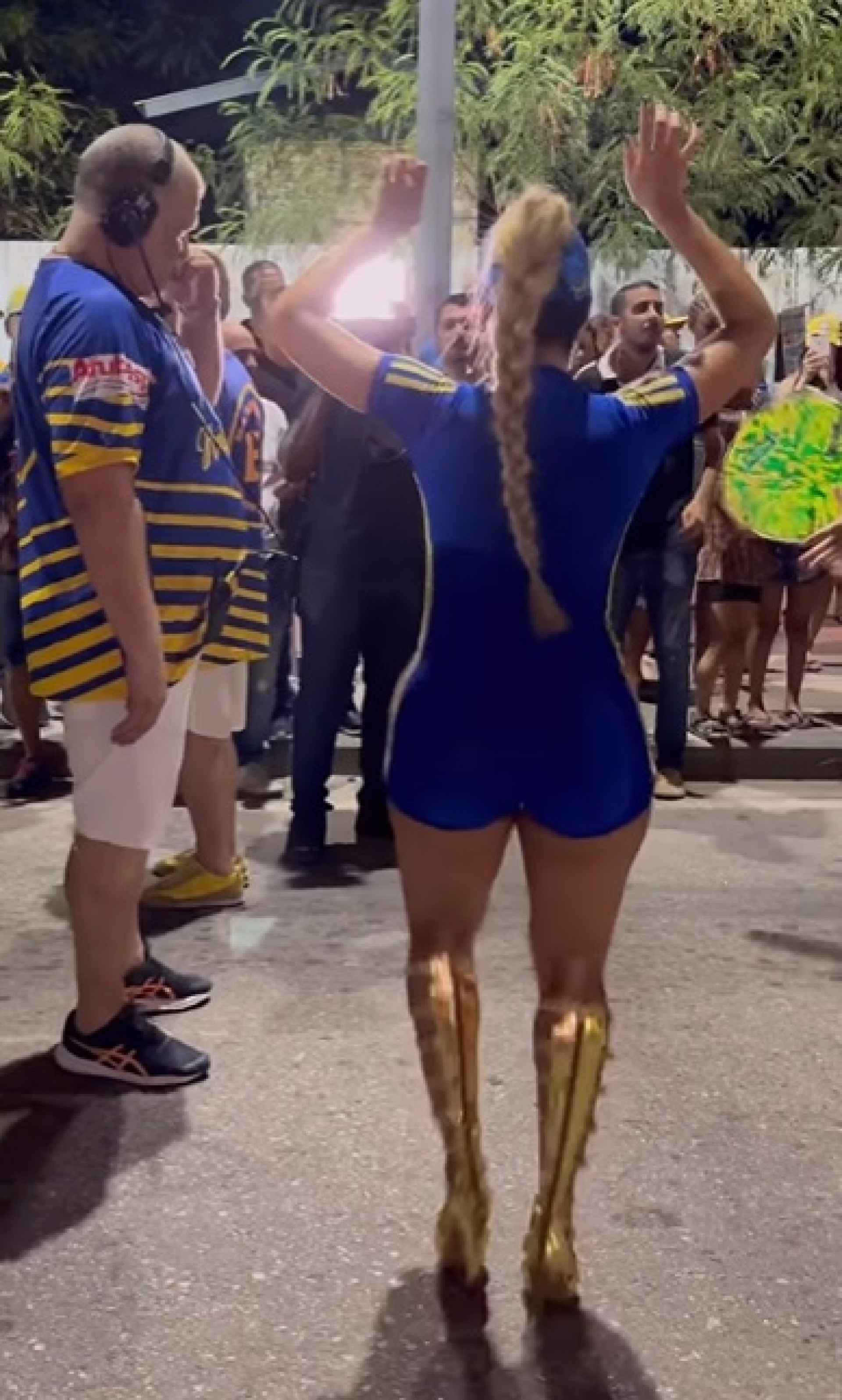 Lexa participa do ensaio de rua da Unidos da Tijuca - Reprodução do Instagram