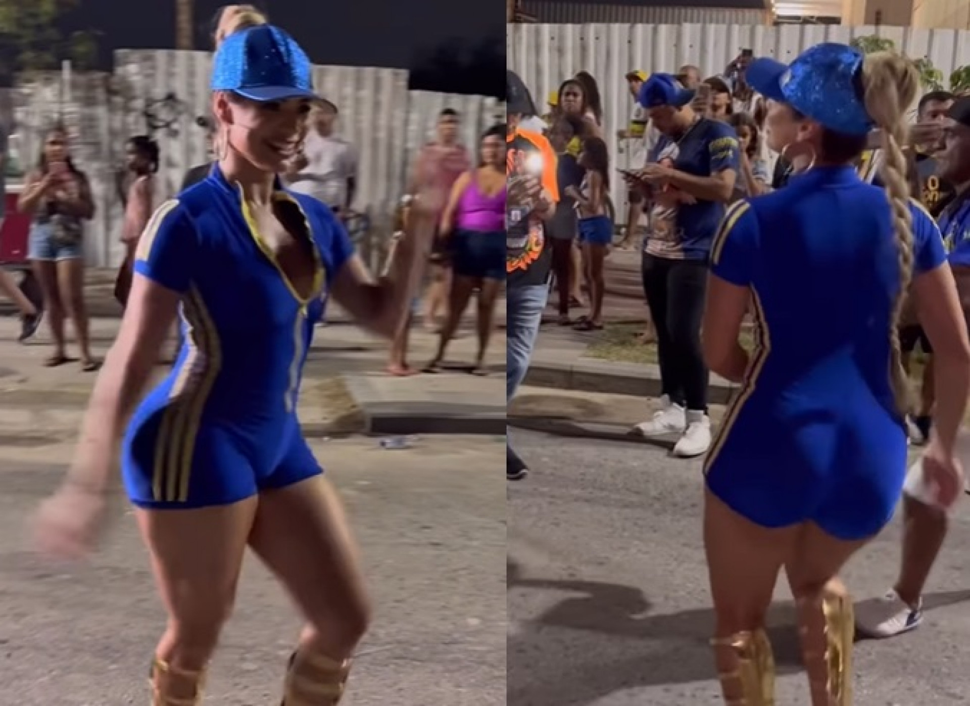 Lexa participa do ensaio de rua da Unidos da Tijuca - Reprodução do Instagram