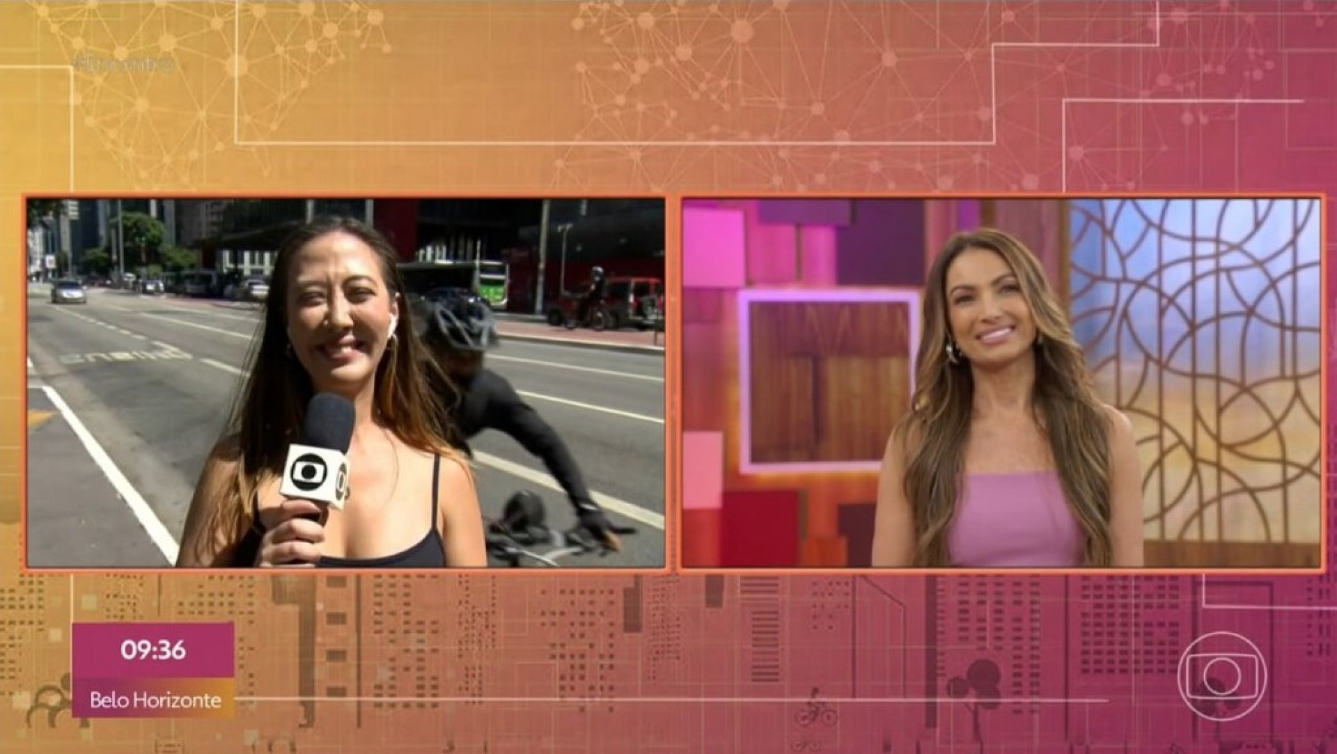 Repórter Juliane Massaoka sofre tentativa de assalto durante ao vivo do programa 'Encontro' - Reprodução / Globoplay