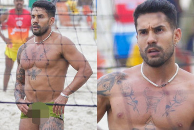 Após ‘nudes’ na praia viralizar, Bil Araújo rebate comentários maldosos: ‘Tamanho não é documento’