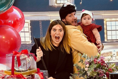 Viih Tube e Eliezer celebram 'mesversário' da filha com tema inspirado em filme de Natal