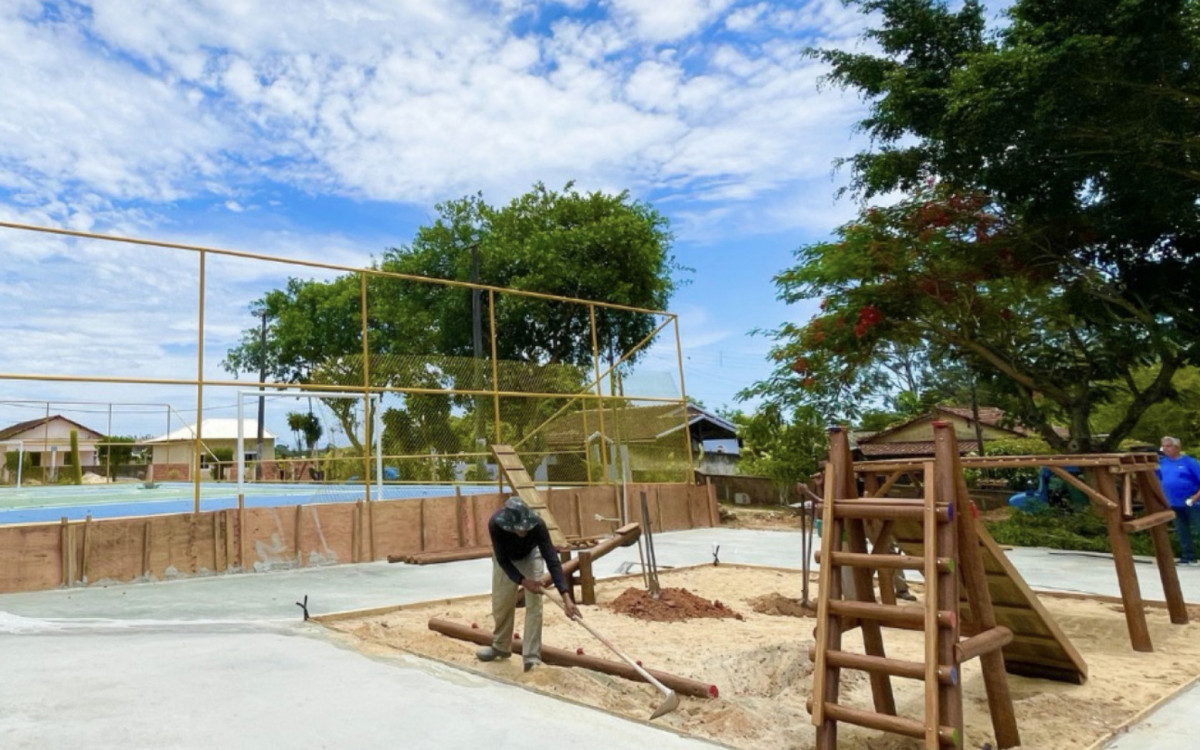 Vistoria em obras do município