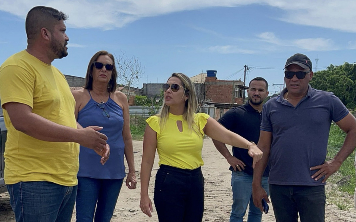 Vistoria em obras do município