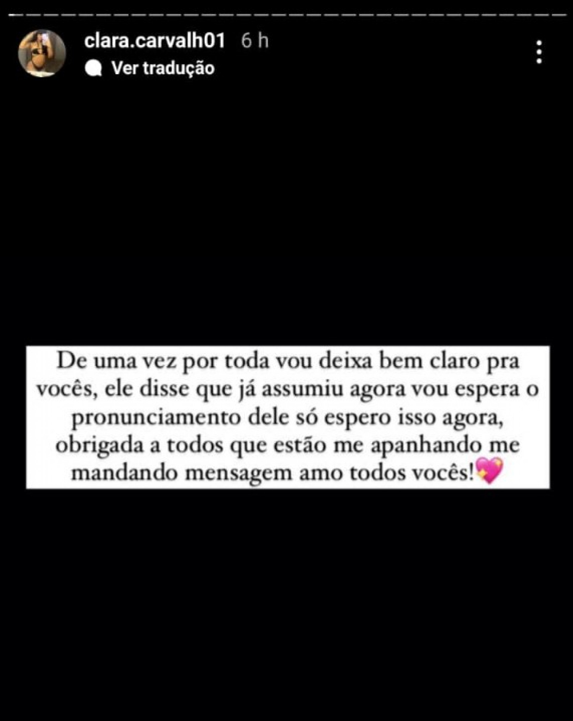 Influenciadora afirma que Oruam assumirá o filho - Reprodução / Instagram