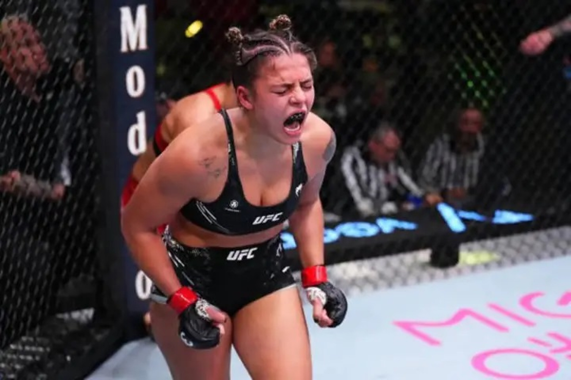 Luana Santos emplacou segunda vitória seguida no Ultimate  - (Foto: Divulgação/UFC)