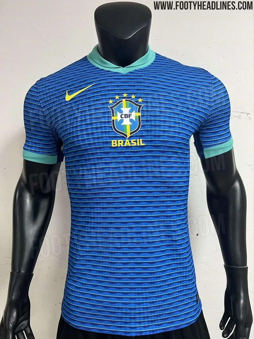 Provável nova camisa azul da seleção brasileira vaza na internet
