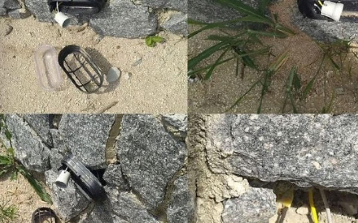 Monte Horebe sofre vandalismo antes de sua inauguração