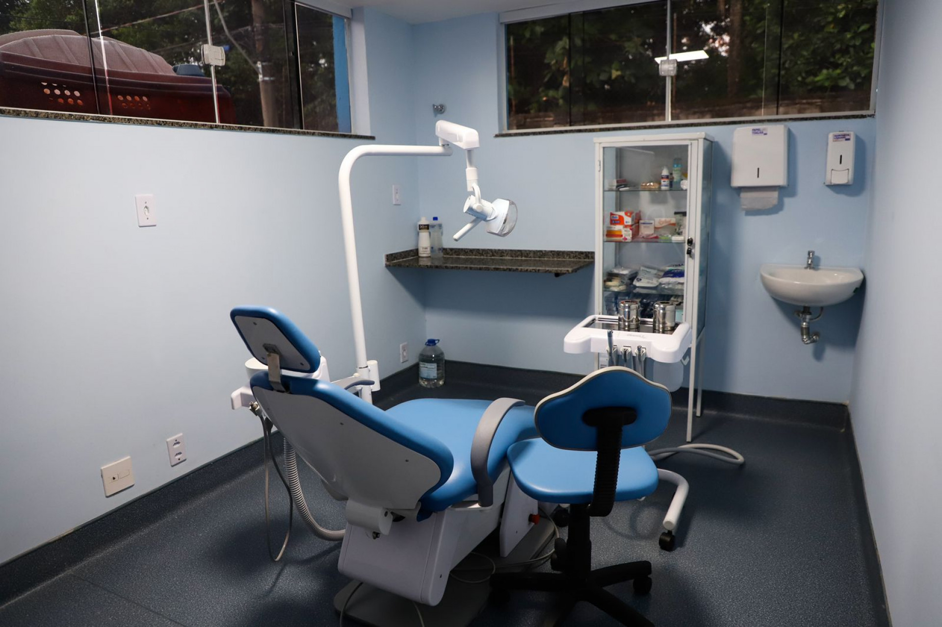 O posto contar&aacute; com tr&ecirc;s consult&oacute;rios odontol&oacute;gicos - Jeniffer Sarmento/ PMSJM