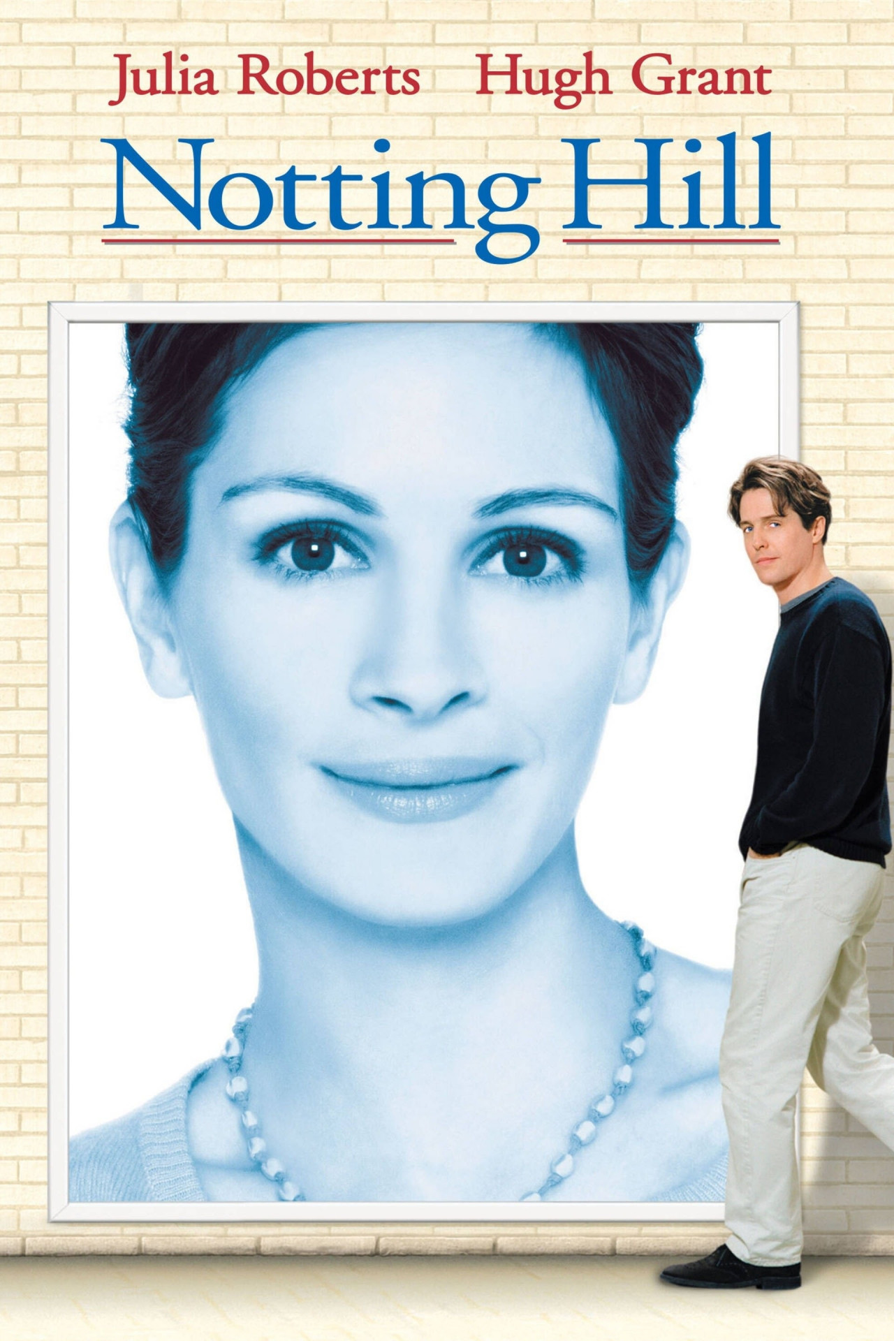 Hugh Grant em 'Um Lugar Chamado Notting Hill', filme protagonizado por Julia Roberts - Reprodução / Internet
