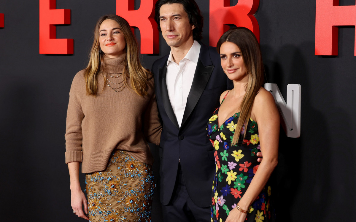 Shailene Woodley, Adam Driver e Penélope Cruz