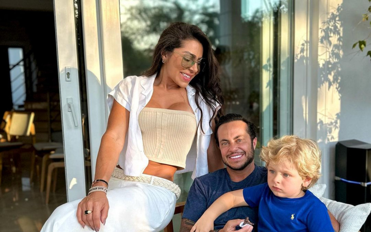 Thammy Miranda, Andressa Ferreira e o filho Bento - Reprodução/Instagram