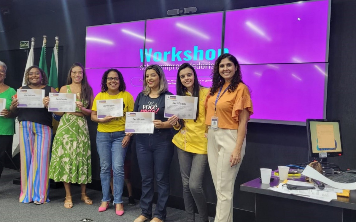 O auditório da prefeitura recebeu 39 pessoas no workshop