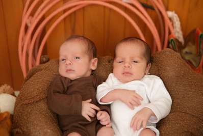 Bárbara Evans mostra ensaio newborn dos gêmeos e encanta web 