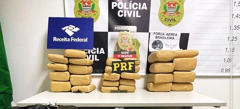 Agentes da GLO apreendem 40 kg de supermaconha no aeroporto de Guarulhos