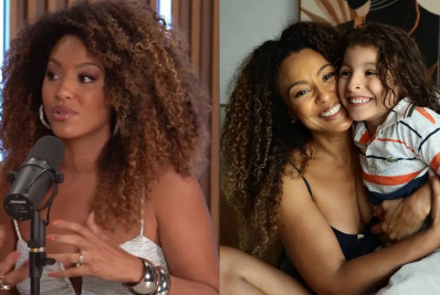 Sheron Menezzes fala dos desafios que enfrenta em ser mãe de uma criança branca