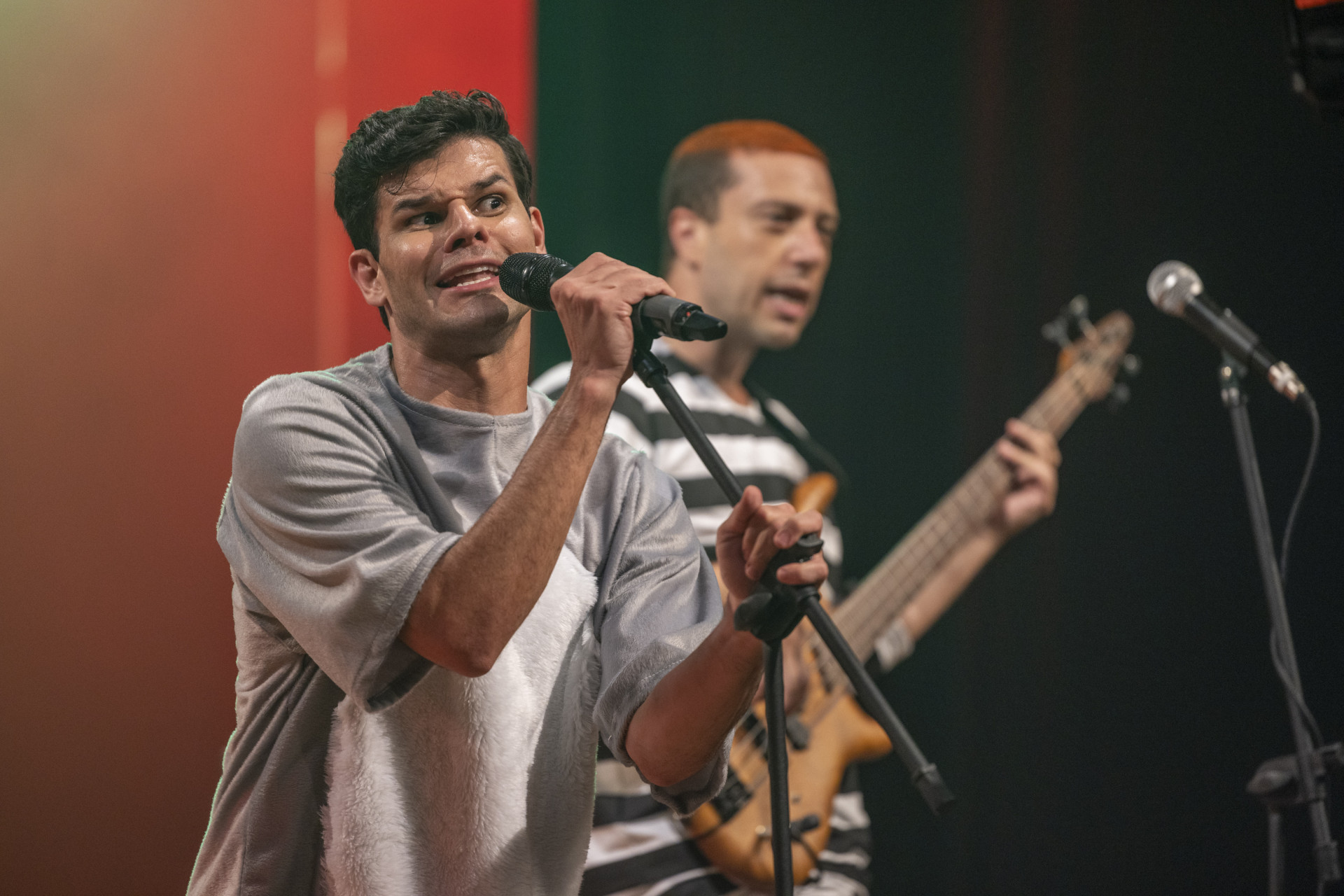 Ruy Brissac retorna ao papel de Dinho Alves no filme 'Mamonas Assassinas' - Edu Moraes/Divulgação